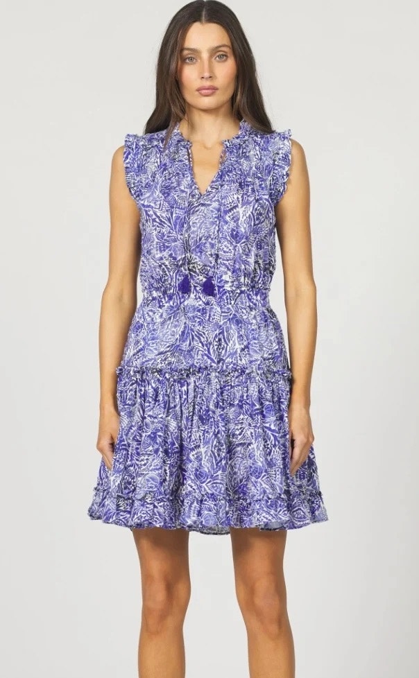 Dear John Portofino Paisley Melodie Dress Nwt Size Large $133